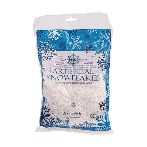 bagged fake snow|artificial snow for decorating.